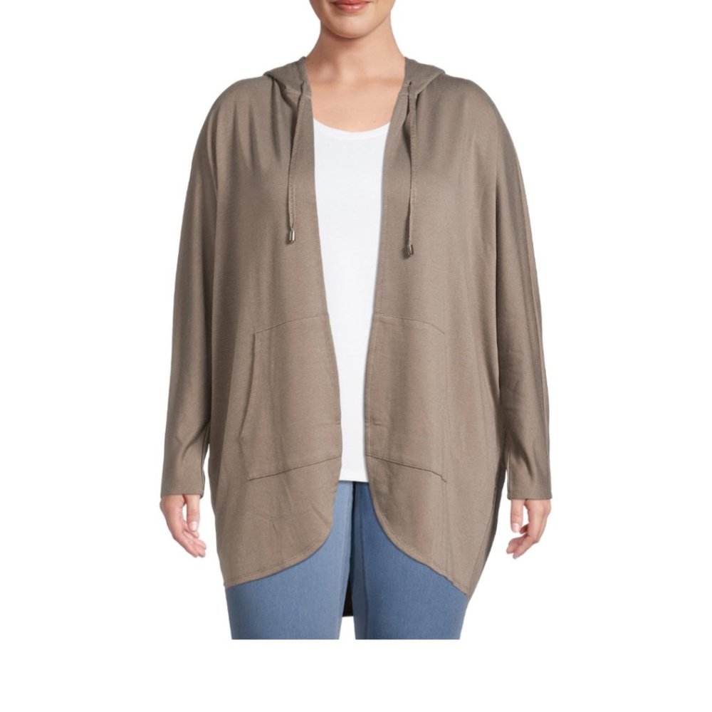 Women's hooded cardigan